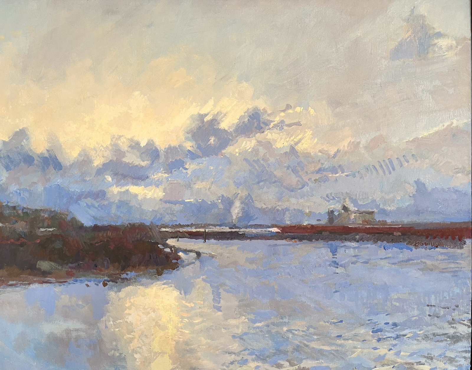 PORT ANGELES HARBOR, Peter Malarkey, oil on linen, 24 x 30 inches, copyright ©2024