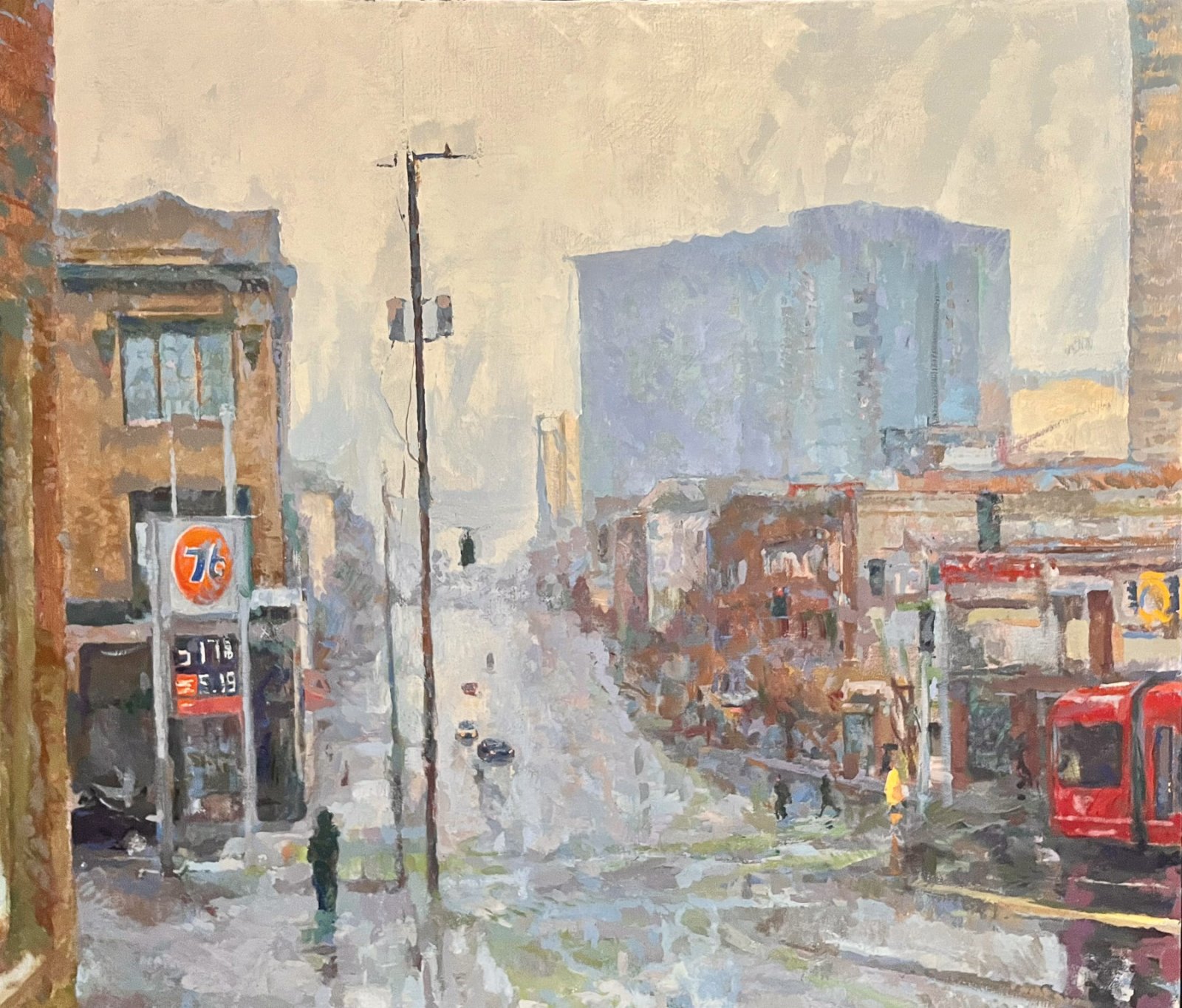 CAPITOL HILL, Peter Malarkey, oil on linen, 30 x 35 inches, copyright ©2024